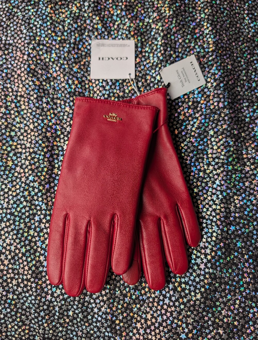 COACH Leather Gloves ♥️❤️❤️🍁🍂 - Picture 6 of 6